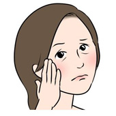 皮膚に傷が付く